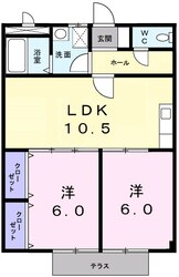 シティハイツ住崎Ａの物件間取画像